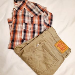 Men's Levi's shirt/jeans